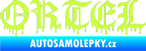 Samolepka Ortel limetová