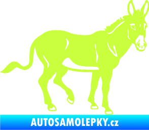 Samolepka Osel 003 pravá limetová