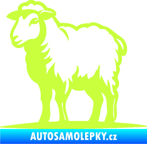 Samolepka Ovce 002 levá limetová