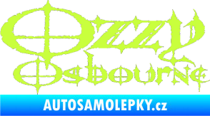 Samolepka Ozzy Osbourne 002 limetová