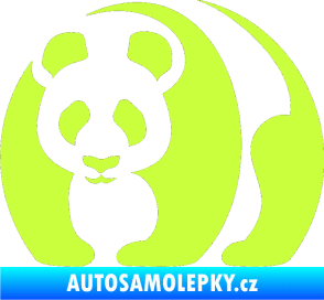 Samolepka Panda 001 levá limetová