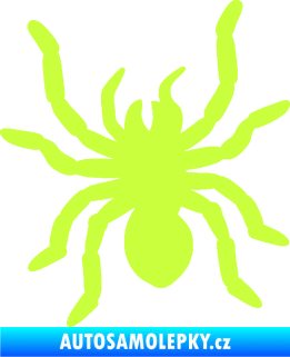 Samolepka Pavouk 014 levá limetová