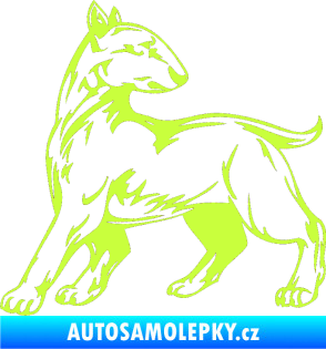 Samolepka Pes 011 levá limetová