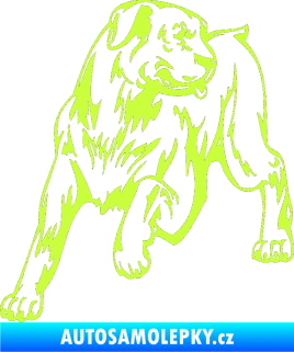 Samolepka Pes 020 levá limetová