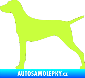Samolepka Pes 052 levá Ohař limetová