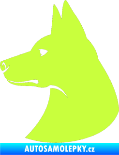 Samolepka Pes 059 levá limetová