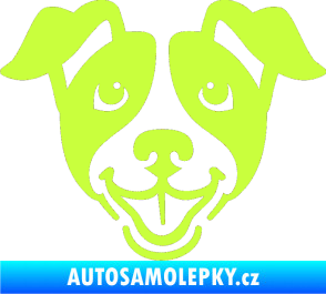 Samolepka Pes 065 limetová