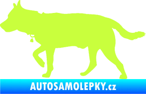 Samolepka Pes 121 levá německý ovčák limetová