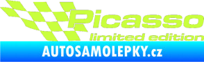 Samolepka Picasso limited edition levá limetová