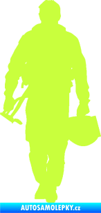 Samolepka Pilot 001 levá limetová