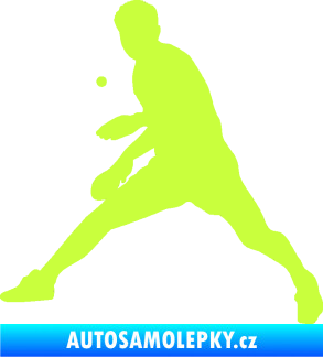 Samolepka Ping pong 002 levá limetová