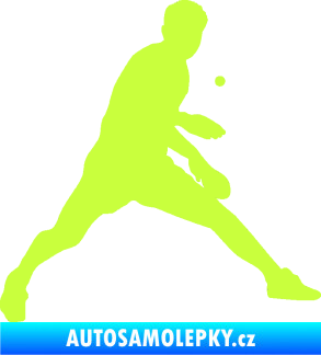 Samolepka Ping pong 002 pravá limetová