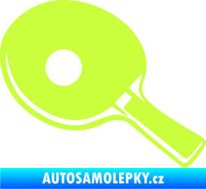 Samolepka Ping pong pálka levá limetová