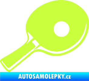 Samolepka Ping pong pálka pravá limetová