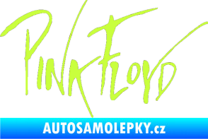 Samolepka Pink Floyd 002 limetová
