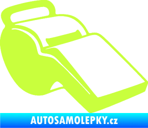 Samolepka Píšťalka 001 pravá limetová