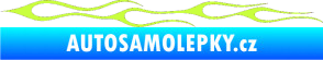 Samolepka Plameny 034 limetová