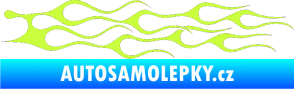 Samolepka Plameny 044 limetová