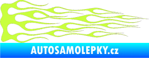Samolepka Plameny 046 limetová