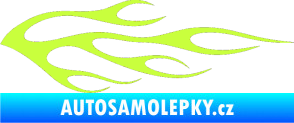 Samolepka Plameny 058 limetová