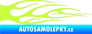 Samolepka Plameny 059 limetová