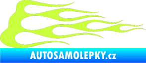 Samolepka Plameny 074 limetová