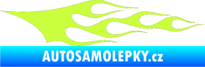 Samolepka Plameny 076 limetová