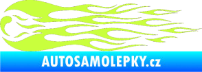 Samolepka Plameny 095 limetová