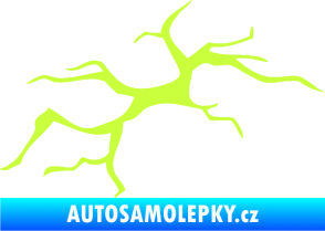 Samolepka Prasklina 001 limetová