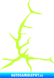 Samolepka Prasklina 006 limetová