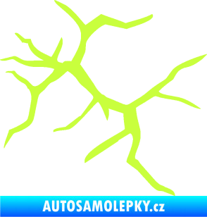 Samolepka Prasklina 007 limetová