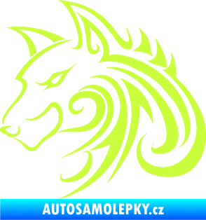 Samolepka Predator tattoo 001 levá limetová