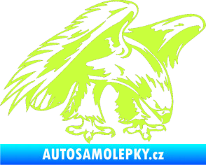 Samolepka Predators 001 pravá orel limetová