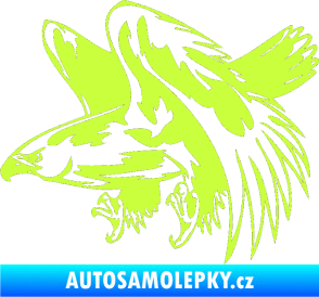 Samolepka Predators 034 levá limetová