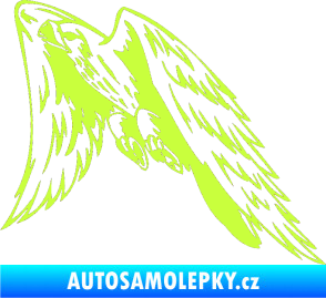 Samolepka Predators 090 levá sokol limetová