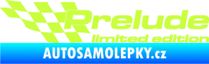Samolepka Prelude limited edition levá limetová