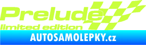 Samolepka Prelude limited edition pravá limetová