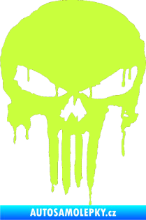 Samolepka Punisher 003 limetová