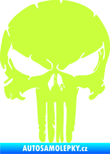 Samolepka Punisher 004 limetová