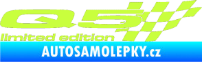 Samolepka Q5 limited edition pravá limetová
