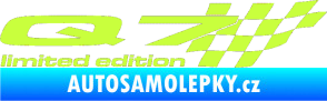 Samolepka Q7 limited edition pravá limetová