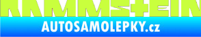 Samolepka Rammstein 001 limetová