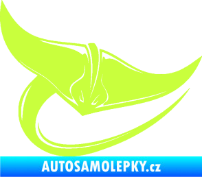 Samolepka Rejnok 001 pravá limetová