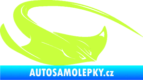 Samolepka Rejnok 002 pravá limetová