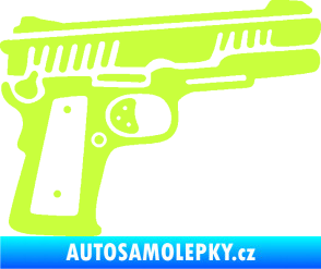 Samolepka Revolver 003 pravá limetová