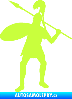 Samolepka Římský voják levá limetová