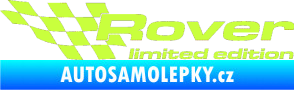 Samolepka Rover limited edition levá limetová