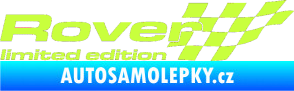 Samolepka Rover limited edition pravá limetová