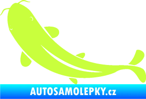 Samolepka Ryba 001 levá limetová