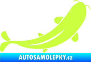 Samolepka Ryba 001 pravá limetová